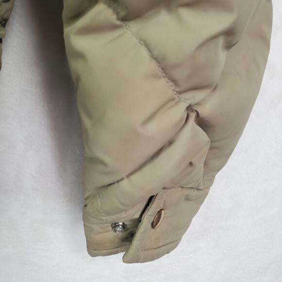 Vtg 80s Walls Blizzard Pruf Down Insulated Beige Puffer Coat Jacket Sz Small Men - Picture 9 of 12